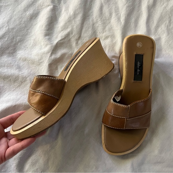 Vintage Y2K Patchwork Sandals - Picture 3 of 7